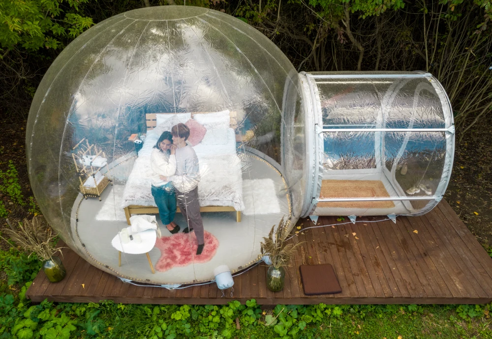 can you live in a bubble tent